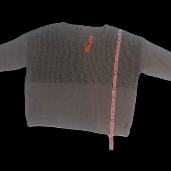 NWT Truffle Beige Brown Belldini Tunic Sweater US Women’s Size Medium - Picture 8 of 9